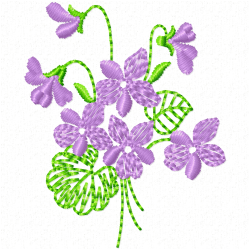 Flowers And Tree Embroidery Design 6 Flowers And Tree Embroidery Design 6
